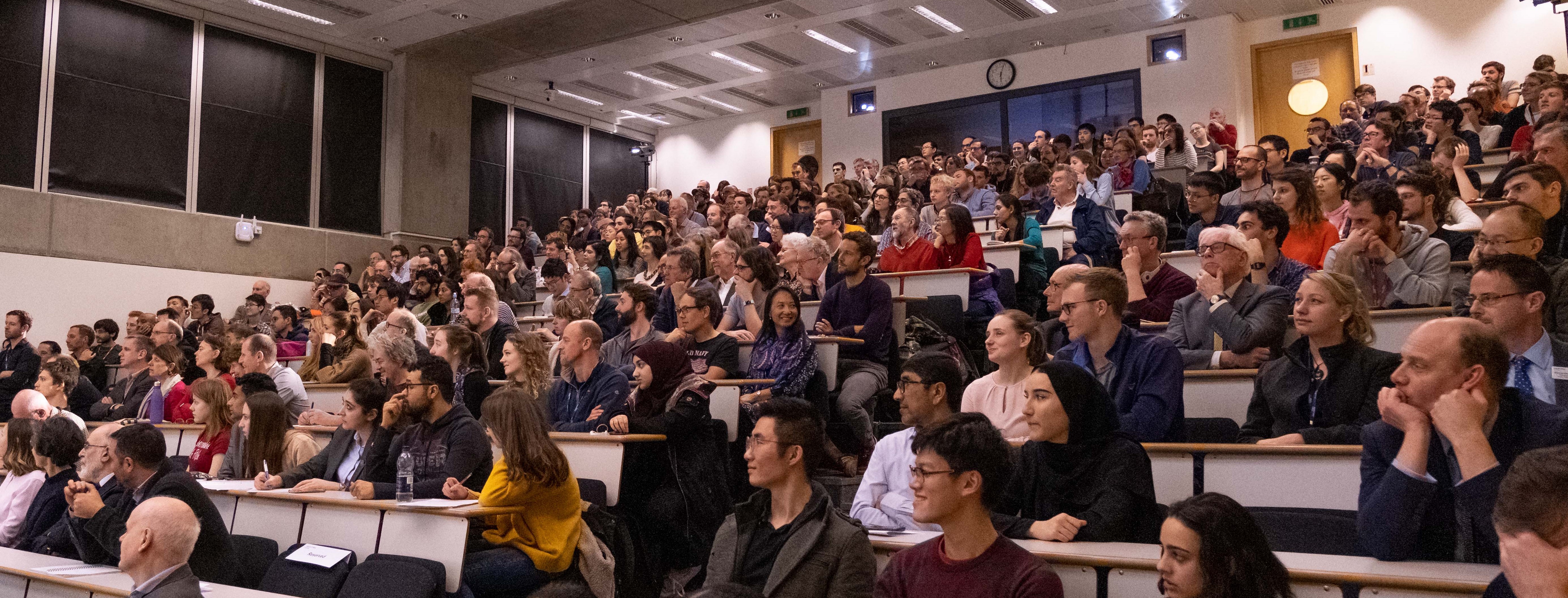 Lecture hall of students